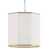Dainolite 1 Light Incandescent Matte White Pendant W/ White Shade