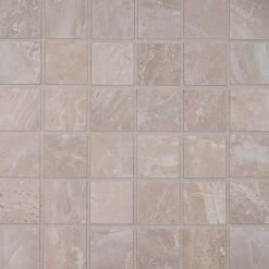 MSI Onyx Grigio Porcelain Mosaic Tile Matte 2" X 2" 12" X 12"