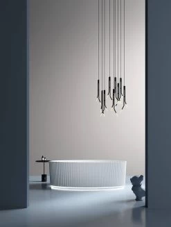 Bagno Italia Palace 67" X 34" X 23" One Piece Freestanding Bathtub Glossy White PL688170