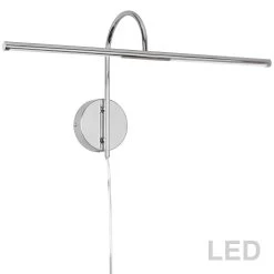 Dainolite 10W LED Picture Light Polished Chrome Finish