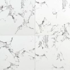 MSI Statuario Polished Porcelain Tile 24" X 24"