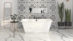 Zitta Simple Freestanding Bathtub 59 ¾" X 31 ¾" X 23 ¾" - White