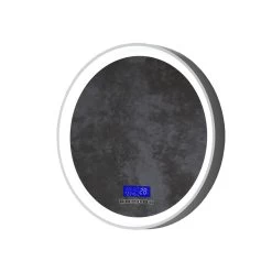 Slik Portfolio - Slik Stone Smart Round Mirror With LED Display And Bluetooth