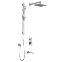 Kalia MOROKA TD3 AQUATONIK T/P With Diverter Shower System With Wall Arm- Chrome