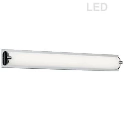 Dainolite 40W LED Vanity Polished Chrome With White Glass