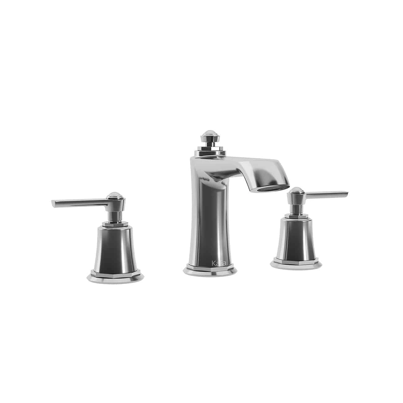 Kalia RUSTIK 5.5" Widespread Lavatory Bathroom Faucet With Pop Up Drain With Overflow -Chrome