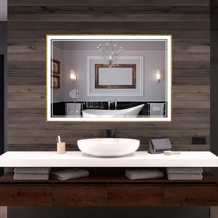 Kodaen Infinity Sp Front-lit Framed Bathroom LED Vanity Mirror LEDBMF217 - Image 9