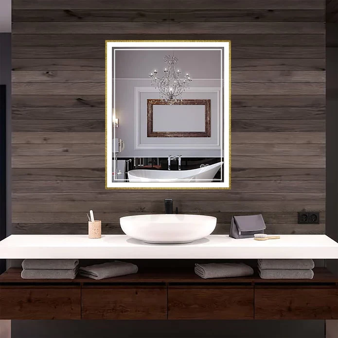 Kodaen Infinity Sp Front-lit Framed Bathroom LED Vanity Mirror LEDBMF217 - Image 11