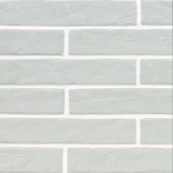 MSI Brickstone Fog Brick Wall Tile 2" X 10" 8mm