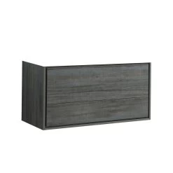 Kube Bath De Lusso 48" Wall Mount / Wall Hung Modern Bathroom Vanity With 2 Drawers Single Sink Countertop Not Included