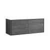 Kube Bath De Lusso 60" Wall Mount / Wall Hung Modern Bathroom Vanity With 4 Drawers Countertop Not Included