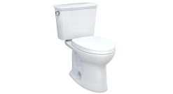 TOTO Drake Transitional Two-piece Toilet With Elongated Bowl And Universal Height - 1.28 Gpf
