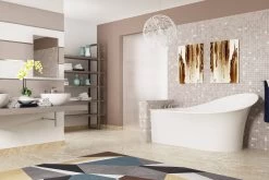 Slik Portfolio Evolo Left White Tub 67 X 35.5" X 35" Chrome OVF