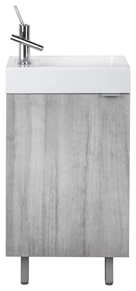 Cutler Studio Space Saver 18" Vanity With 1-Door And Top