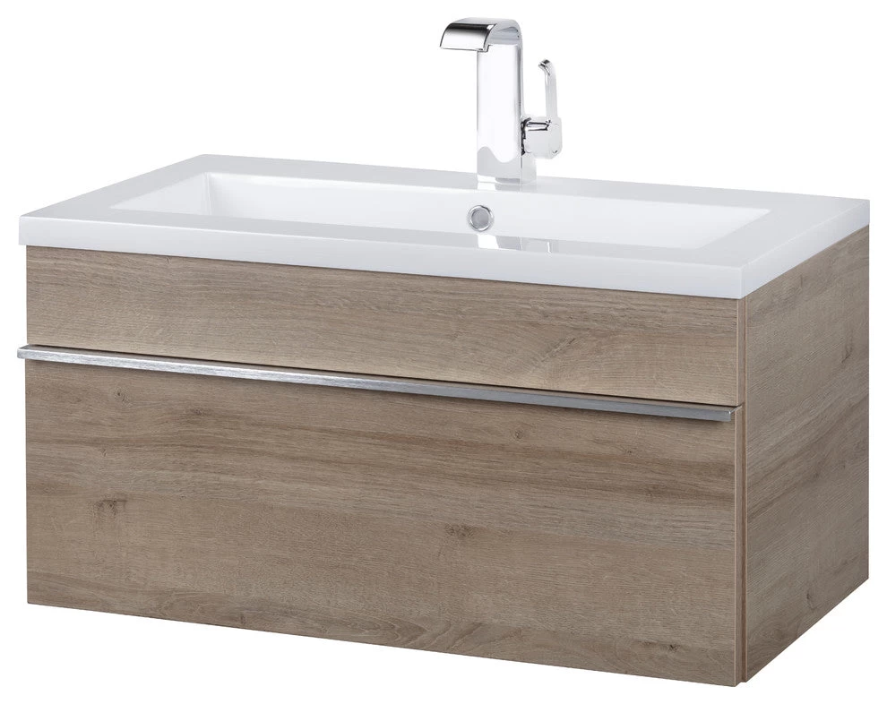 Cutler Trough Wall Mount Modern Bathroom Vanity - Image 5