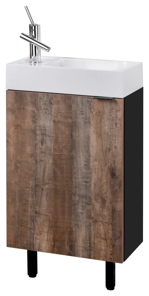 Cutler Studio Space Saver 18" Vanity With 1-Door And Top - Image 2