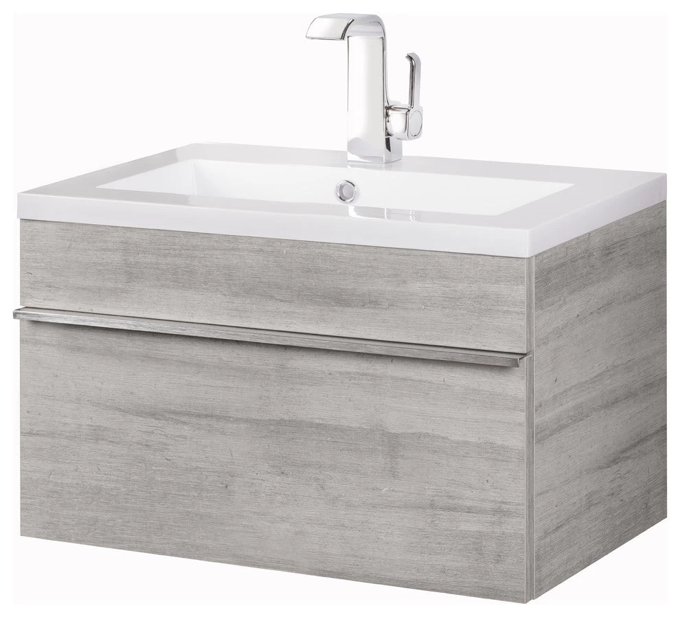Cutler Trough Wall Mount Modern Bathroom Vanity - Image 7
