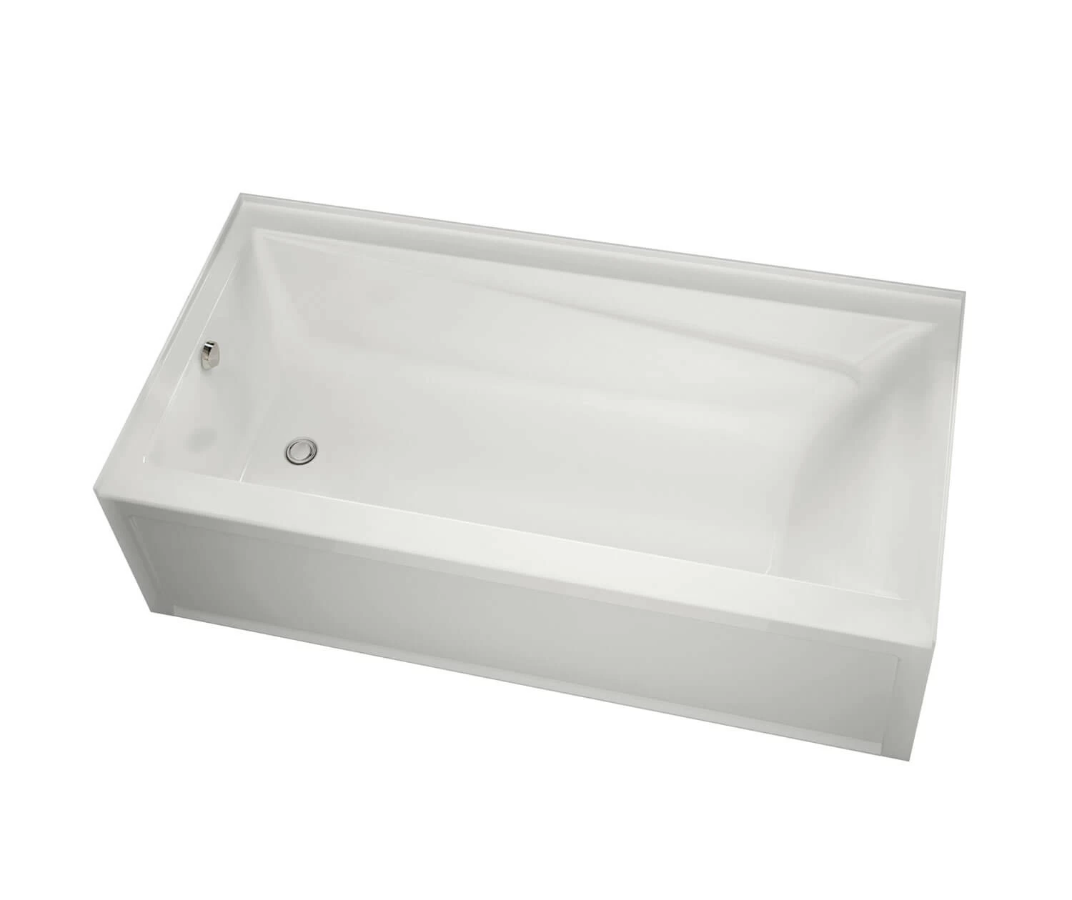 Maax Exhibit 6030 IFS AFR Acrylic Alcove Left-Hand Drain Bathtub In White