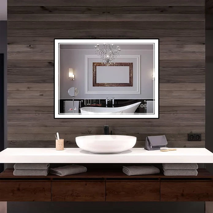 Kodaen Infinity Sp Front-lit Framed Bathroom LED Vanity Mirror LEDBMF217 - Image 3