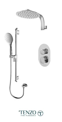 Tenzo - Fluvia T-box Pressure Balanced 2 Functions Shower Kit FLPB32-20119