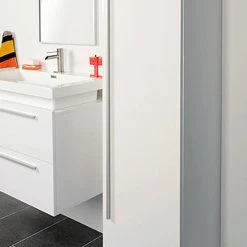 Rubi Arto Lacquered White Cabinet With Door
