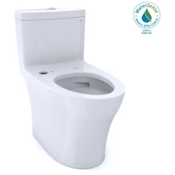 Toto Aquia IV 0.9 / 1.28 GPF Dual Flush One Piece Elongated Toilet With Push Button Flush