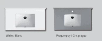 PierDeco Washington 37" White Bathroom Vanity With White Countertop - Image 4